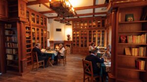 goscie edukacja lub relaks w bibliotece